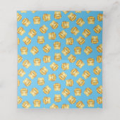 Lion Baby shower Plaatskaartje (Binnenkant ongevouwen)