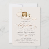 Lion Baby shower Uitnodiging (Voorkant)