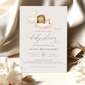 Lion Baby shower Uitnodiging