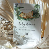 Lion Baby shower Uitnodiging