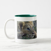 Lion Babys Tweekleurige Koffiemok (Links)