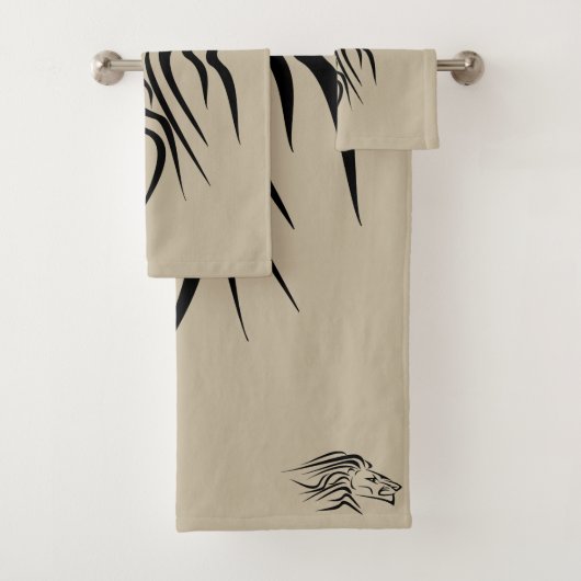Lion bad handdoek set - Kies kleuren (Insitu)