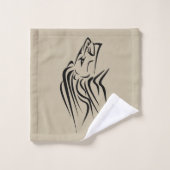 Lion bad handdoek set - Kies kleuren (Wasdoekje)