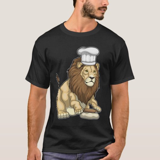 Lion Baker Chef pet T-shirt (Voorkant)