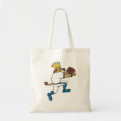Lion Baseball Player Canvas tas (Voorkant)