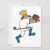 Lion Baseball Player Kaart (Voorkant)