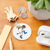Lion Baseball Player Sleutelhanger