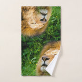 Lion Bathroom Towel Set Bad Handdoek (Handdoek)