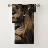 Lion Bathroom Towel Set Bad Handdoek (Insitu)