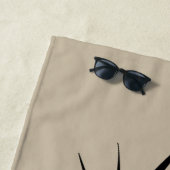 Lion Beach handdoek - Kies kleur (In situ)