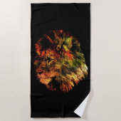 Lion Beach Towel Strandlaken (Voorkant)