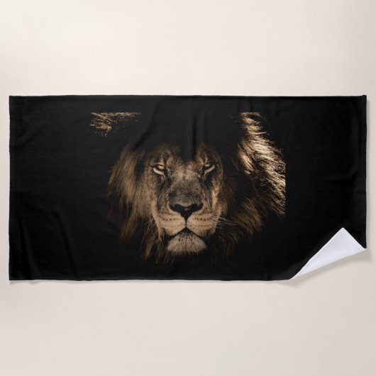Lion Beach Towel Strandlaken (Voorkant)