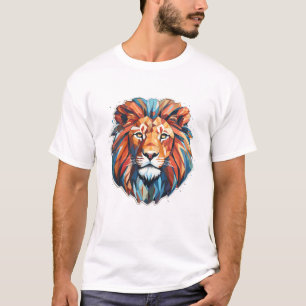 Lion Beast Animal World Wildlife Beauty Ontdekking T-shirt
