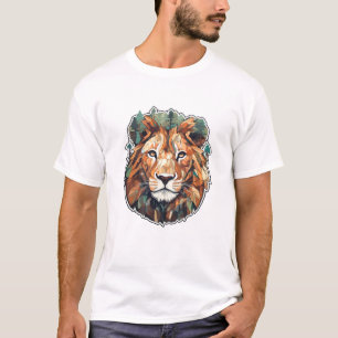 Lion Beast Animal World Wildlife Beauty Ontdekking T-shirt