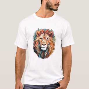 Lion Beast Animal World Wildlife Beauty Ontdekking T-shirt