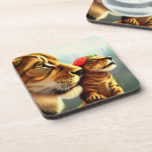 Lion Bier Onderzetter (Linkerzijde)