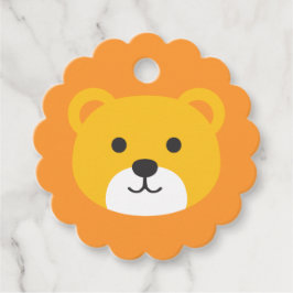 Lion Birthday Kinder kunst Bedankjes Labels