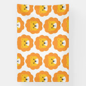 Lion Birthday Kinder Room Art Spandoek (Verticaal)