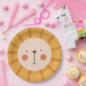 Lion Birthday Kinder Wall Papieren Bordje (Feest)