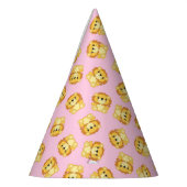 Lion Birthday Party Pink Feesthoedjes (Links)