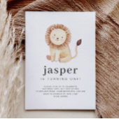 Lion Birthday Uitnodiging