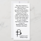 "Lion"-Bladwijzer (Achterkant)