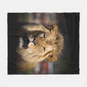Lion Blanket Fleece Deken (Voorkant (Horizontaal))