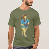 Lion Bowling bal T-shirt (Voorkant)