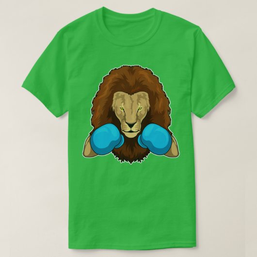 Lion Boxer Bokshandschoenen 2 T-shirt (Design voorkant)