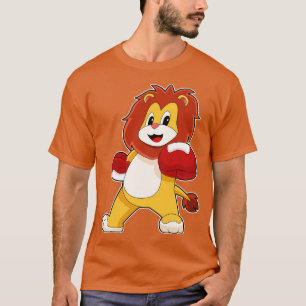 Lion Boxer Bokshandschoenen Boksen T-shirt