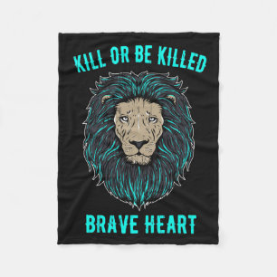 Lion Brave Heart Fleece Deken