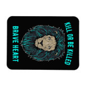 Lion Brave Heart Magneet (Horizontaal)