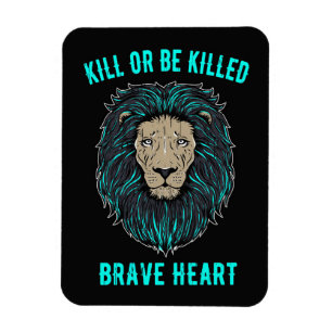 Lion Brave Heart Magneet