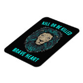 Lion Brave Heart Magneet (Linkerzijde)
