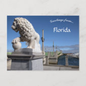 Lion Bridge St Augustine Florida Briefkaart (Voorkant)