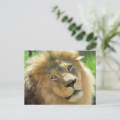 Lion Briefkaart (Staand voorkant)