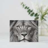 Lion Briefkaart (Staand voorkant)