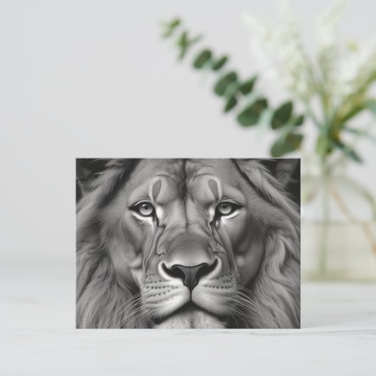 Lion Briefkaart (Staand voorkant)
