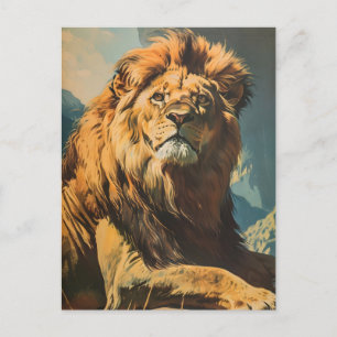  lion briefkaart