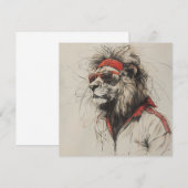 Lion Briefkaart (Voorkant / Achterkant)