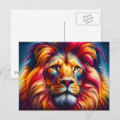 Lion Briefkaart (Voorkant / Achterkant)