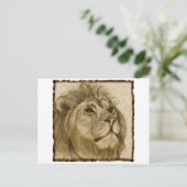LION BRIEFKAART (Staand voorkant)