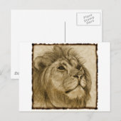 LION BRIEFKAART (Voorkant / Achterkant)