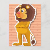 Lion Briefkaart (Voorkant)