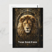 Lion Briefkaart (Voorkant / Achterkant)