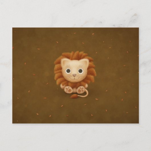 Lion Briefkaart (Voorkant)
