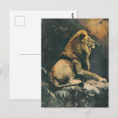 Lion  briefkaart (Voorkant / Achterkant)