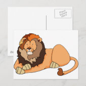 Lion Briefkaart (Voorkant / Achterkant)