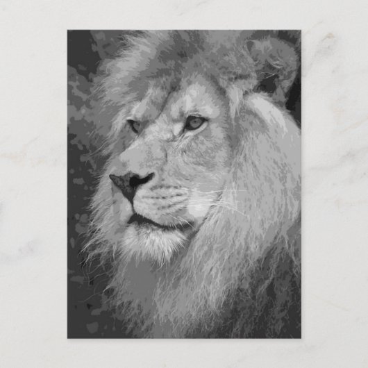 Lion Briefkaart (Voorkant)