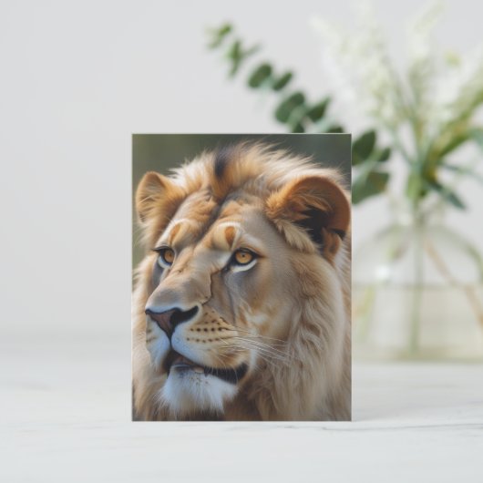 Lion Briefkaart (Staand voorkant)